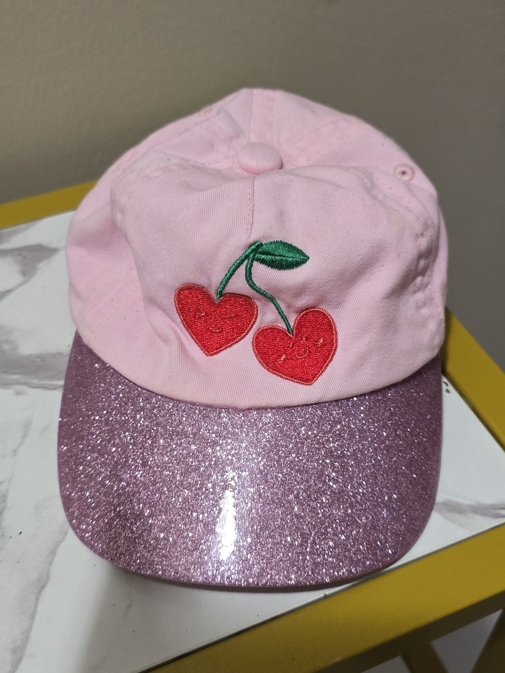 Joe Fresh Light Pink Baby Hat with Elastic Back